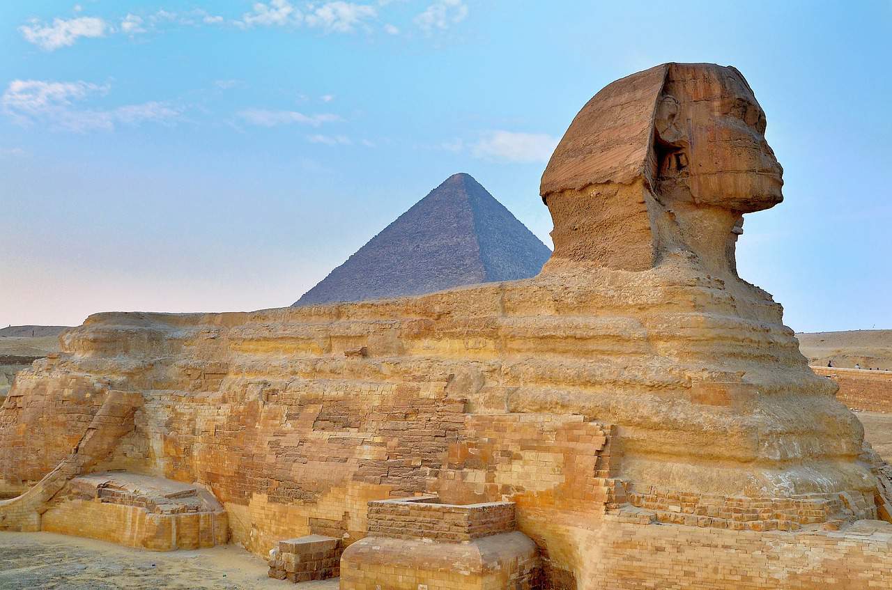 Great Sphinx of Giza closup