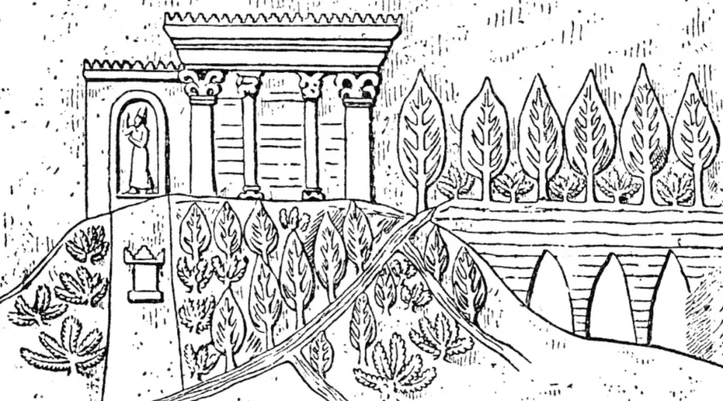 Hanging gardens of Nineveh