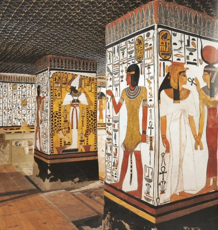 Inside tomb of nefertari