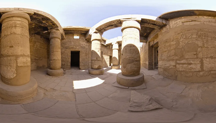 Inside the Karnak Temple