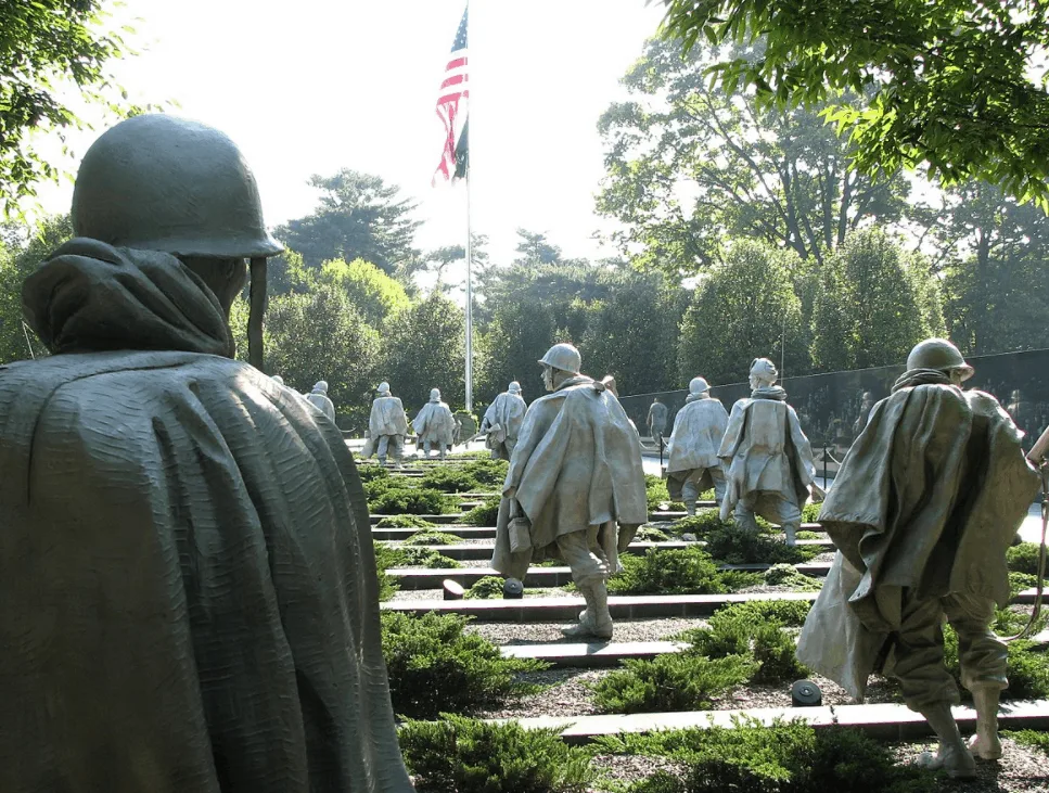 Korean War Veterans Memorial fun facts