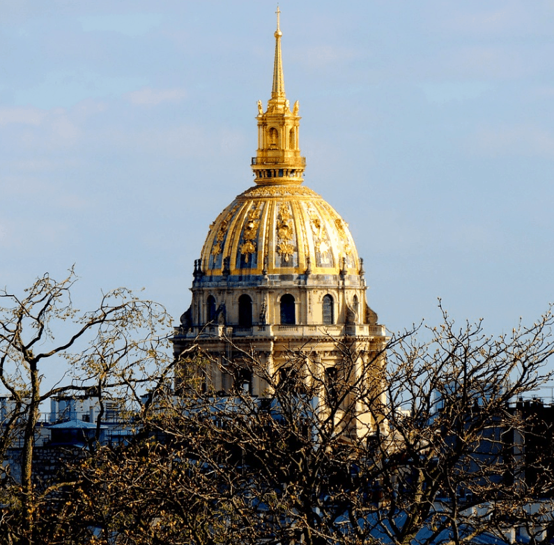 Les invalides dome highest in paris
