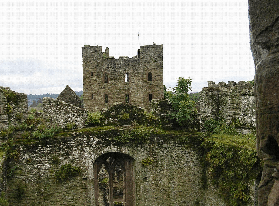 Ludlow castle ruins