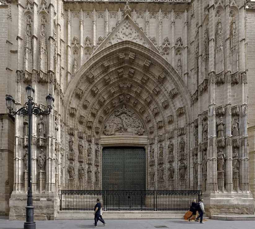 Main door of seville cathedral