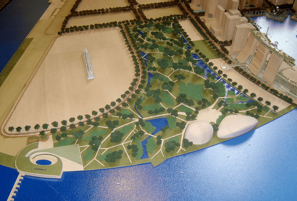 Model of Gardens by the Bay