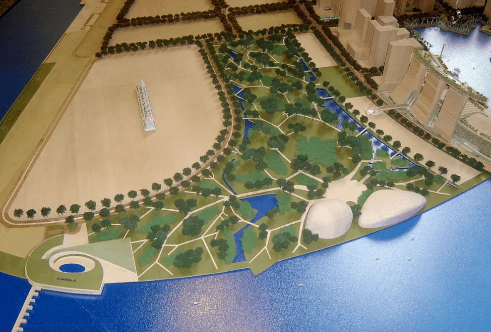 Model of Gardens by the Bay