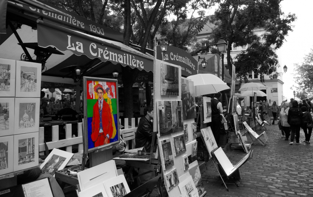 Montmartre artist neighborhood