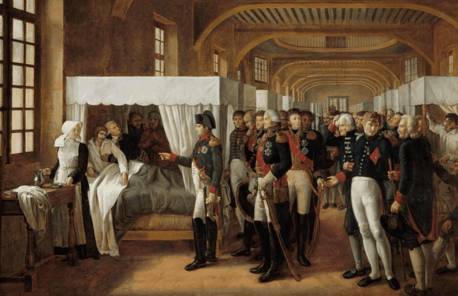 Napoleon visiting les invalides