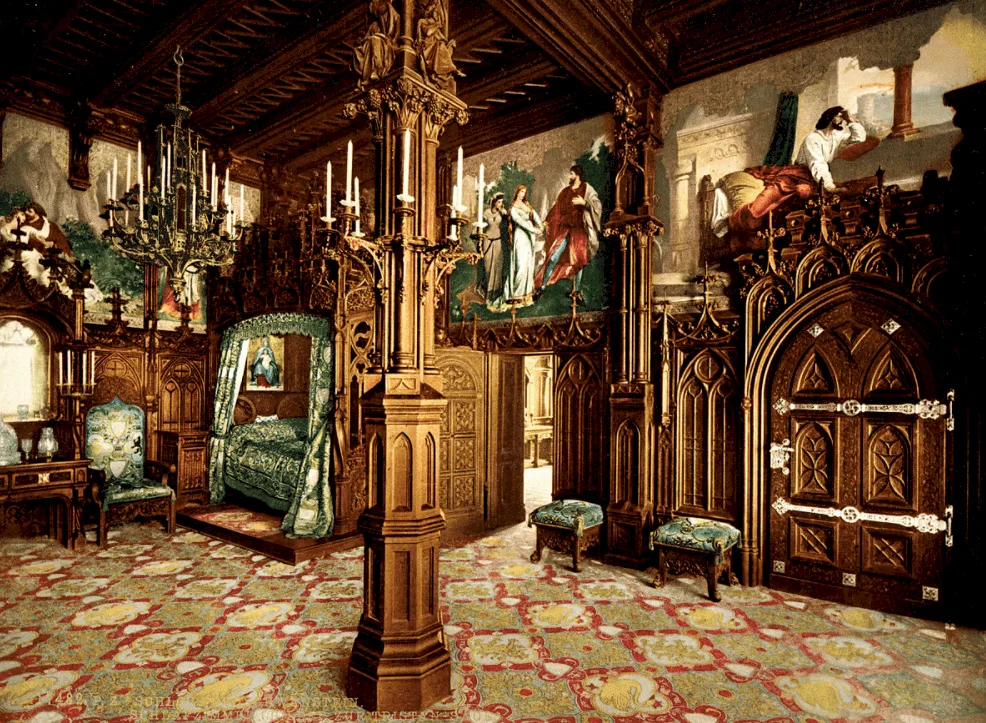 Neuschwanstein Castle bedroom
