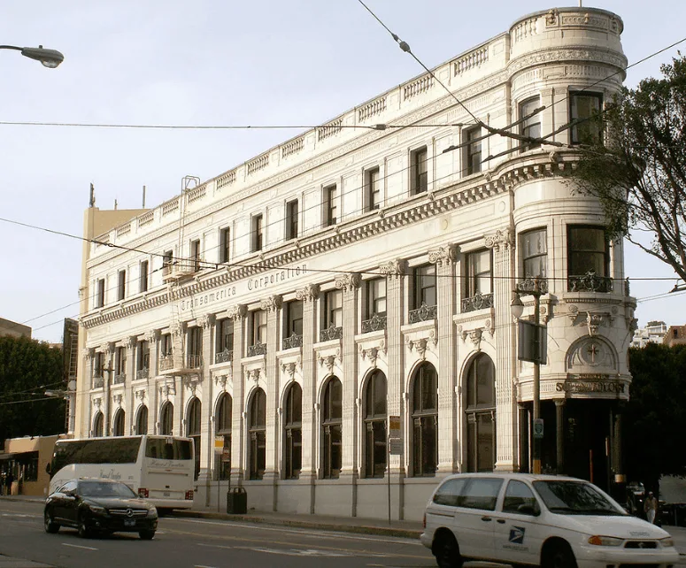 Old headquarters of transamerica corporation