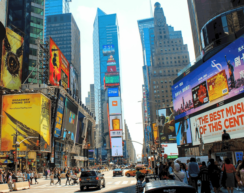 One Times Square today