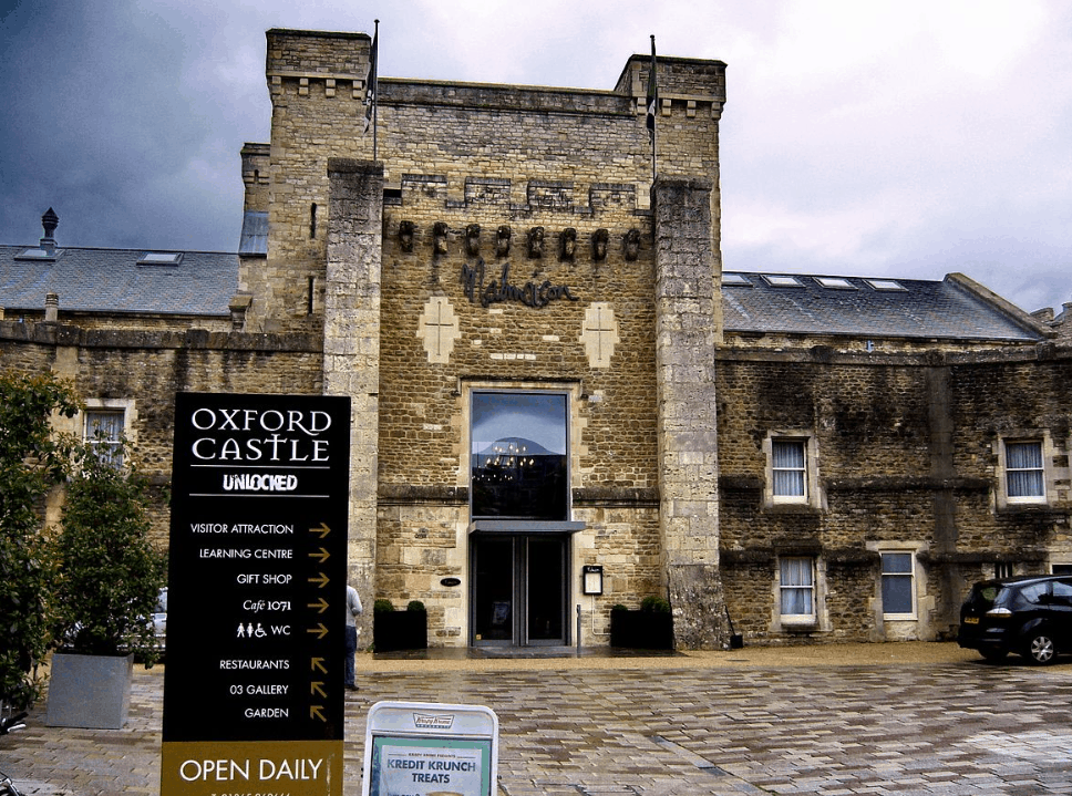 Oxford Castle entrance