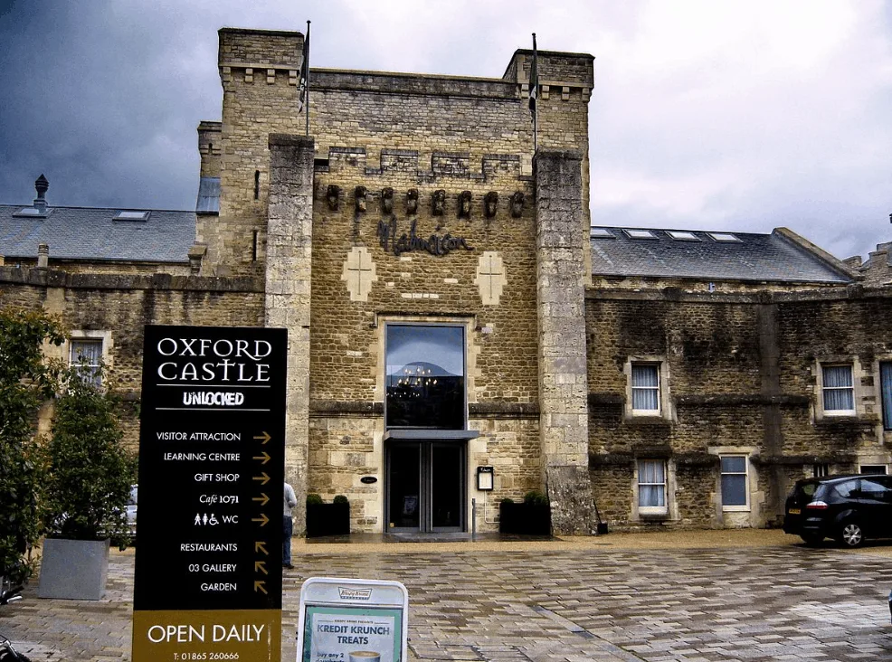 Oxford Castle entrance