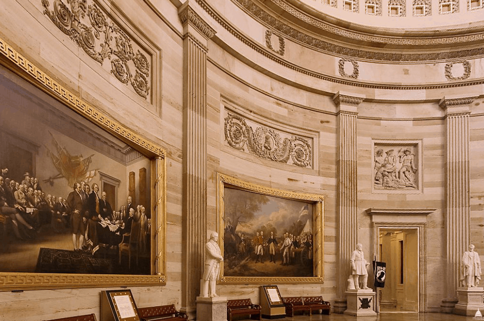 Rotunda contains 8 famous paintings