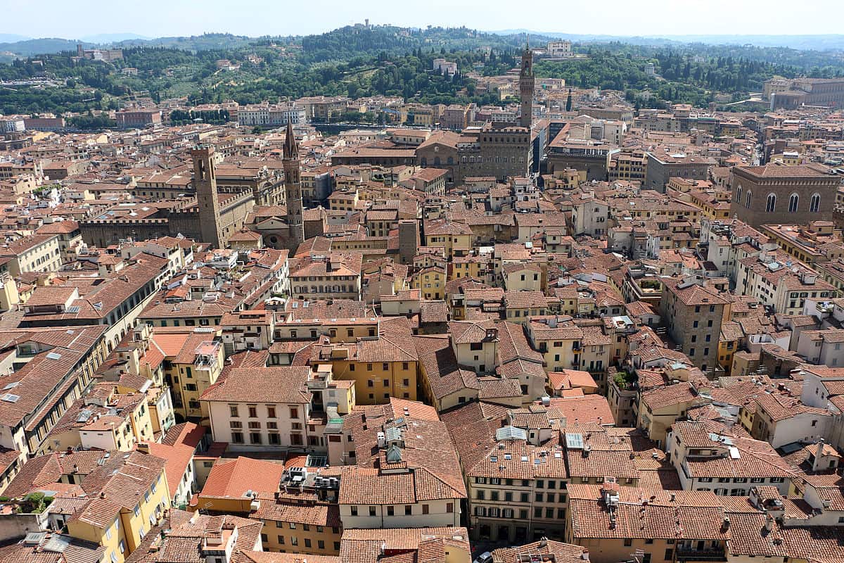 Palazzo Vecchio Aerial View