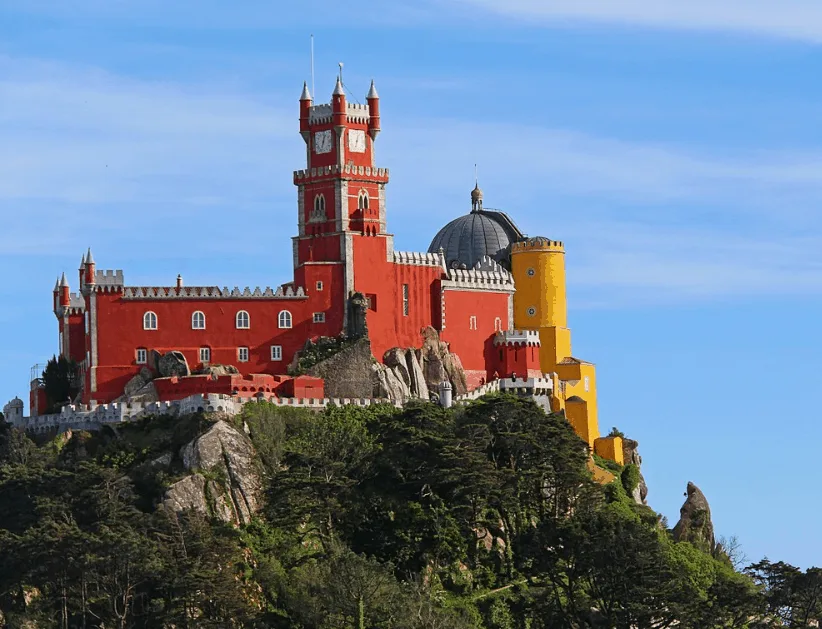 Pena Palace on the hill