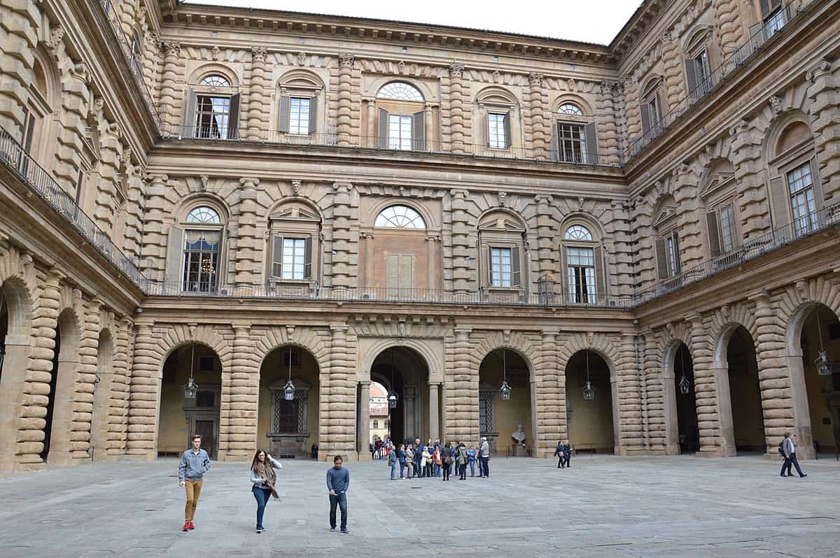 Pitti Palace courtyard