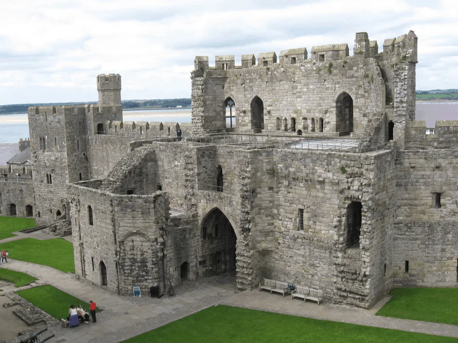 Caernarfon Castle rear of King's tower