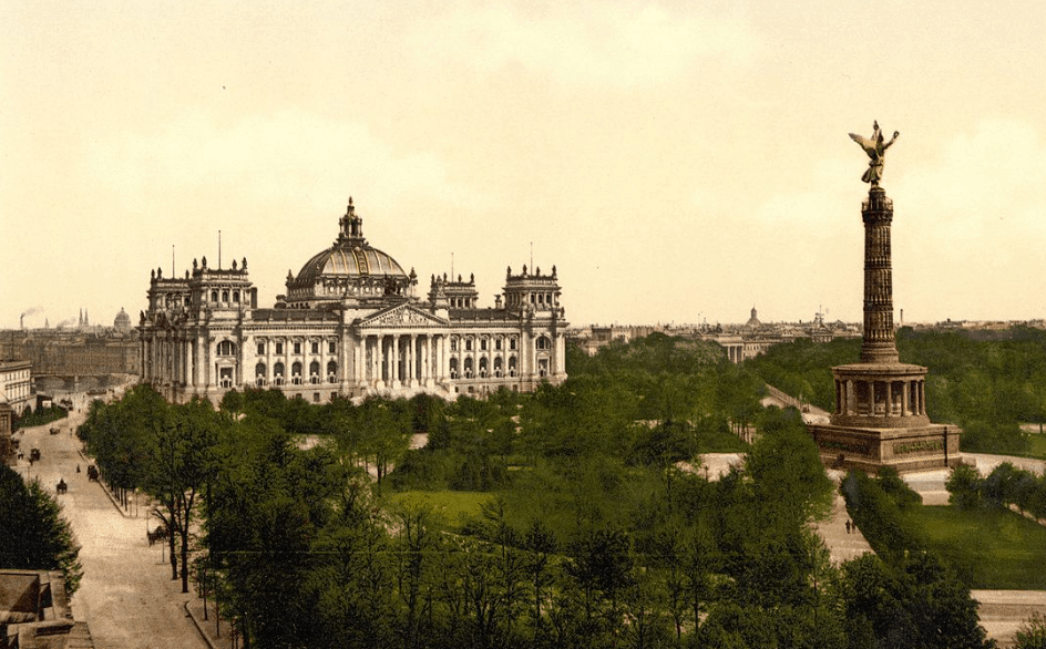 Reichstag building around 1900