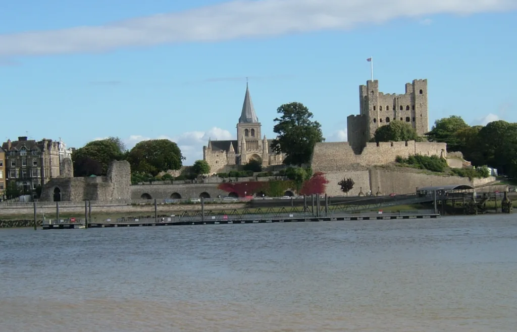 Rochester Castle and town