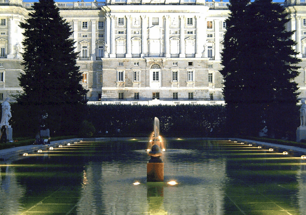 Royal Palace of Madrid Sabatini garden
