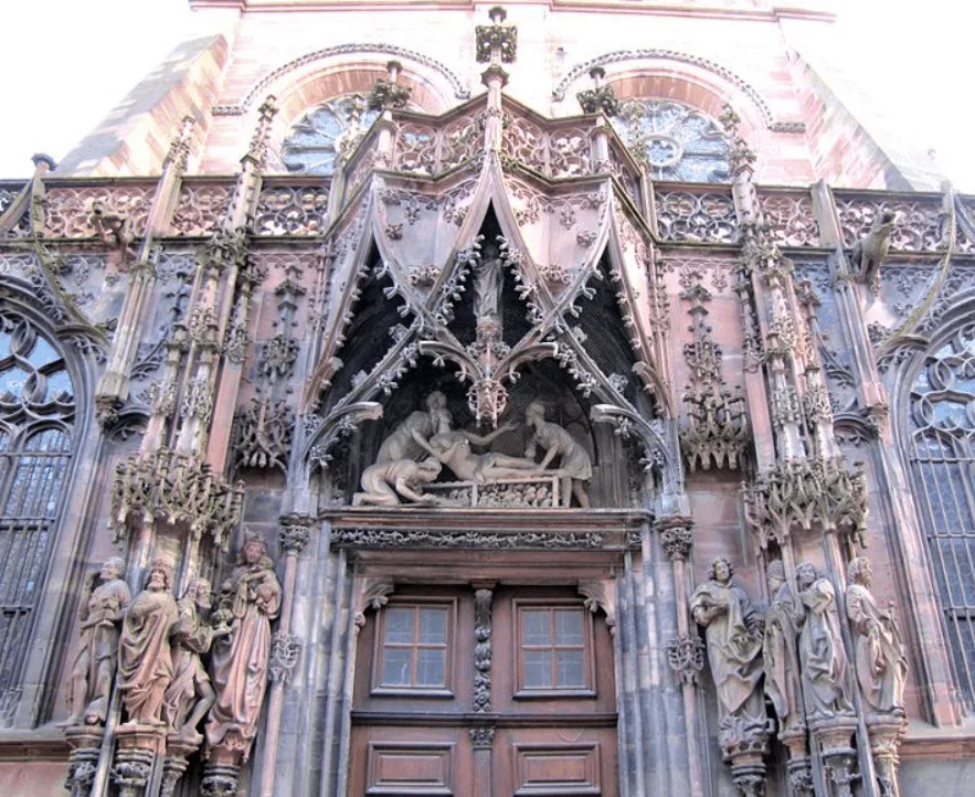 Saint Lawrence Portal Strasbourg Cathedral