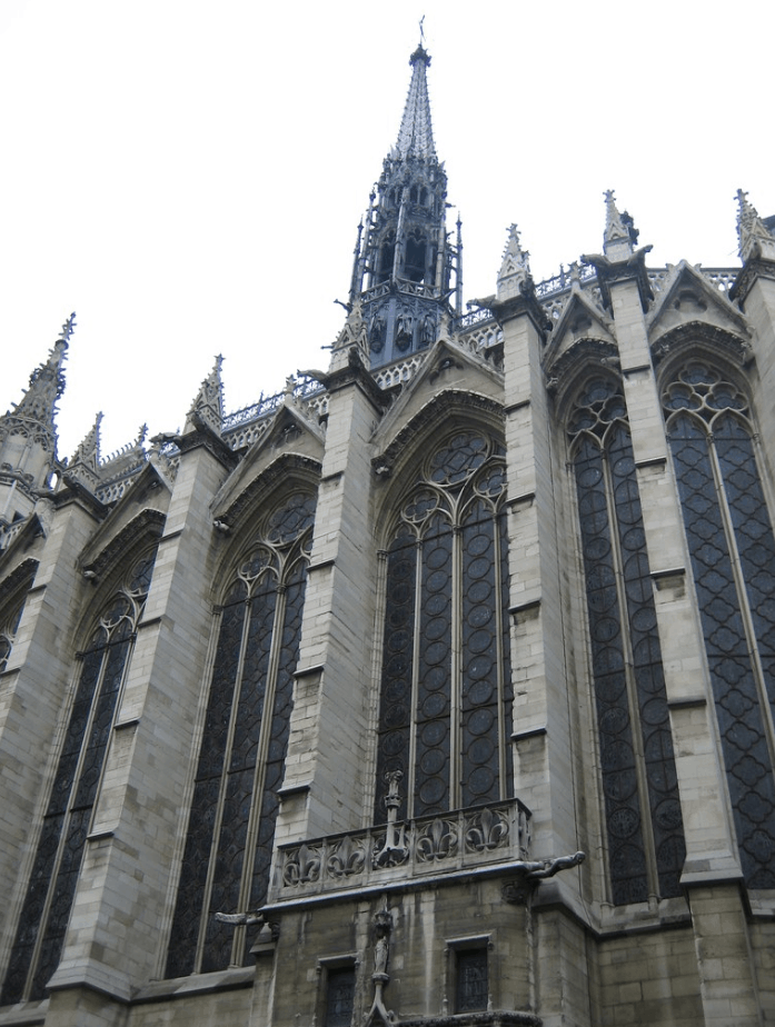 Exterior view of the Sainte Chapelle