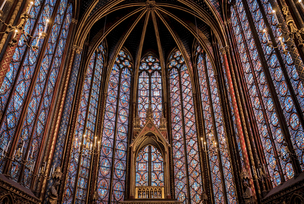 Sainte Chapelle Stained glass window