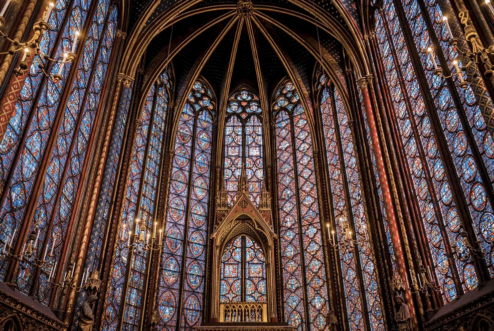 Sainte Chapelle Stained glass window