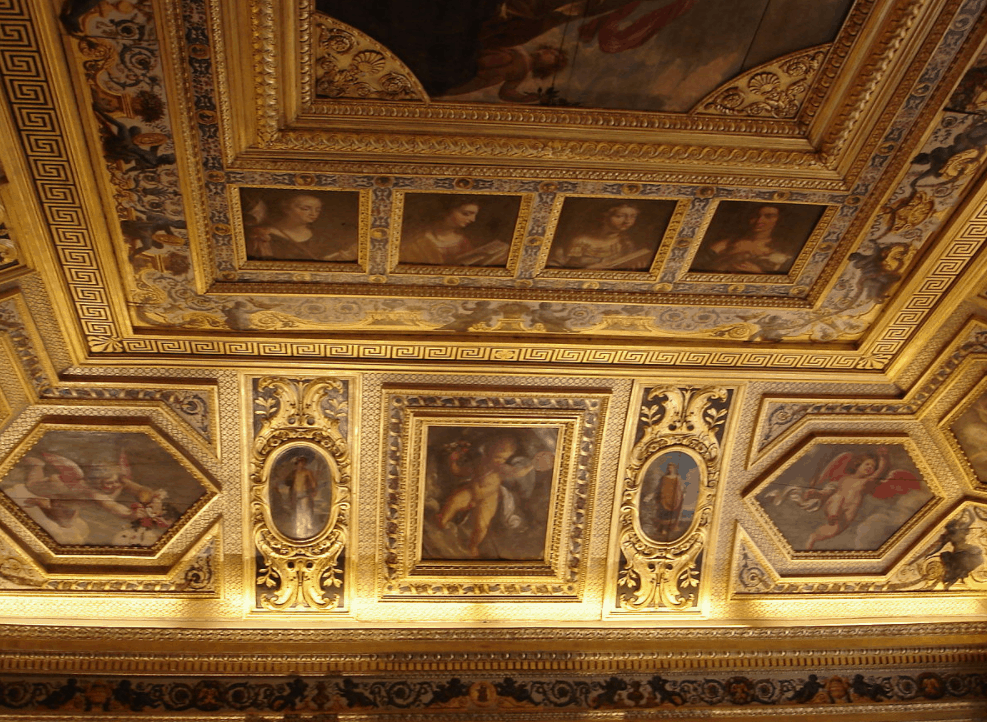 Luxembourg Palace salle de livre d'or ceiling