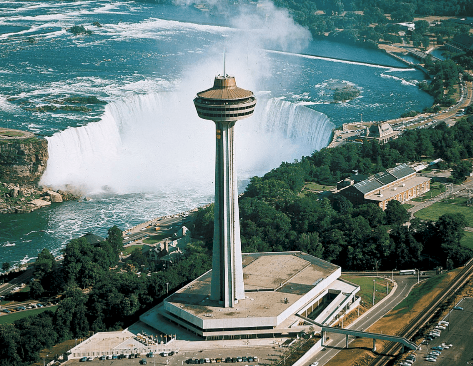 Skylon Tower aerial view