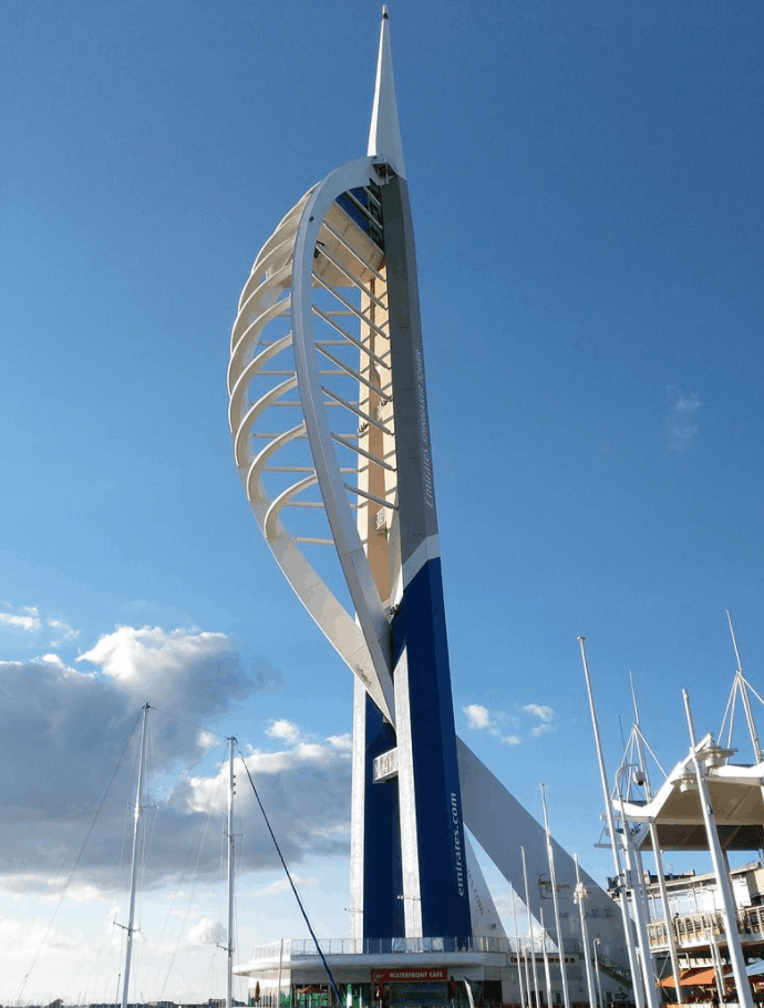 Spinnaker tower sail