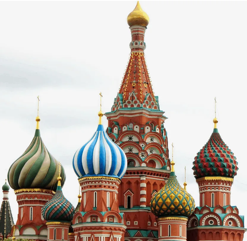 St basil's cathedral famous domes