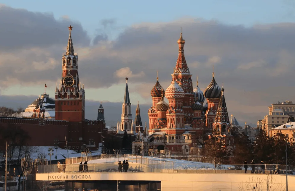 St basil's cathedral and kremlin view