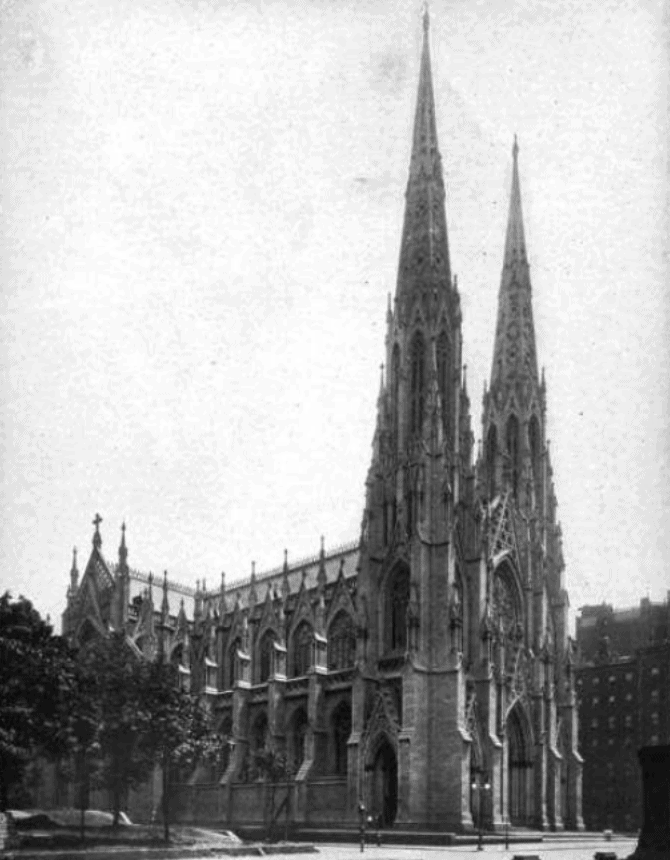 St. Patrick's Cathedral in 1913