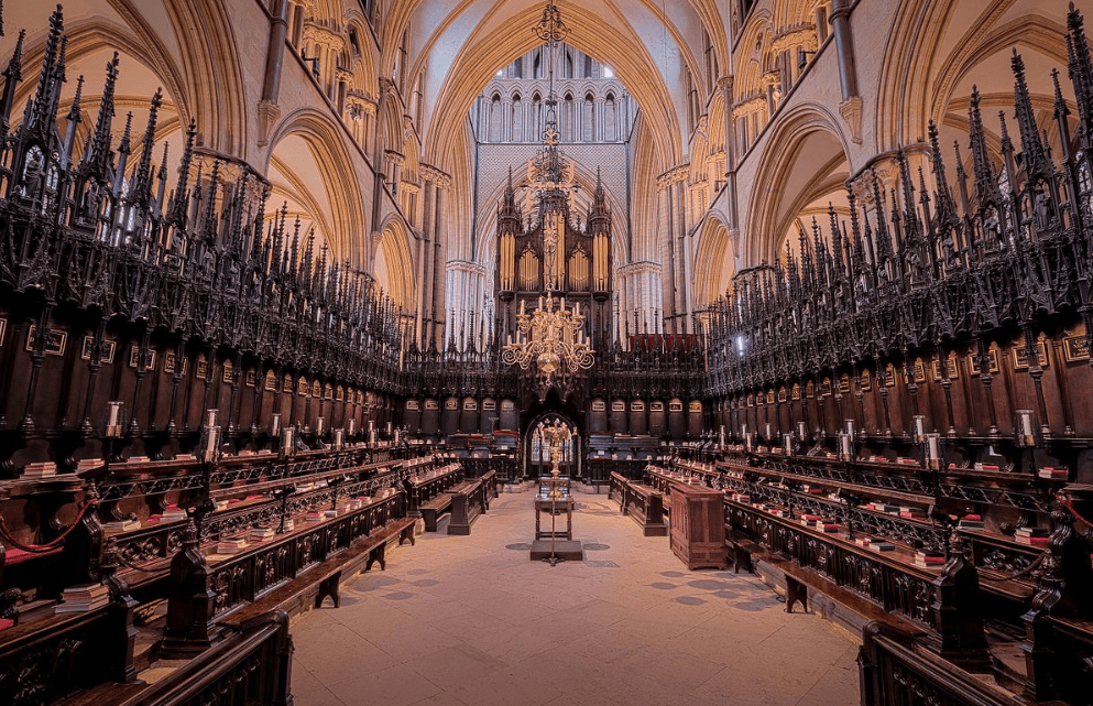 St. Hugh's choir in Lincoln Cathedral