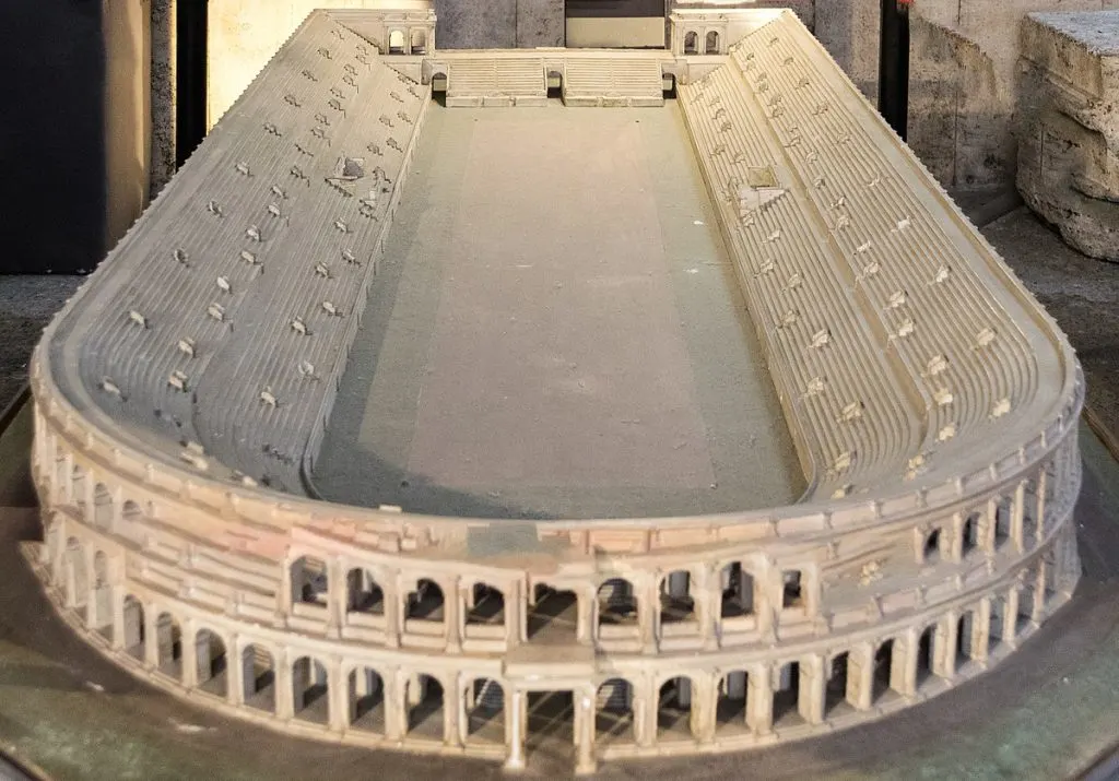 Stadium of Domitian model