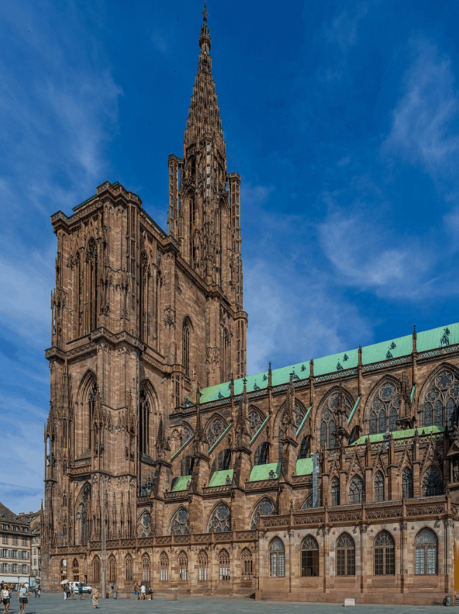 Strasbourg Cathedral height