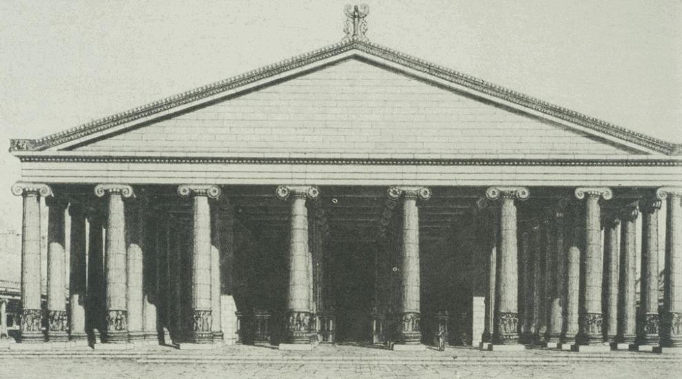 temple of artemis front reconstruction