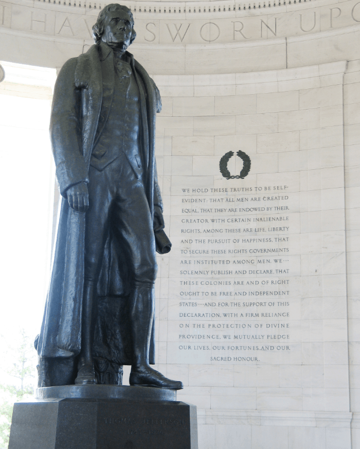 Thomas Jefferson statue by Rudulph Evans