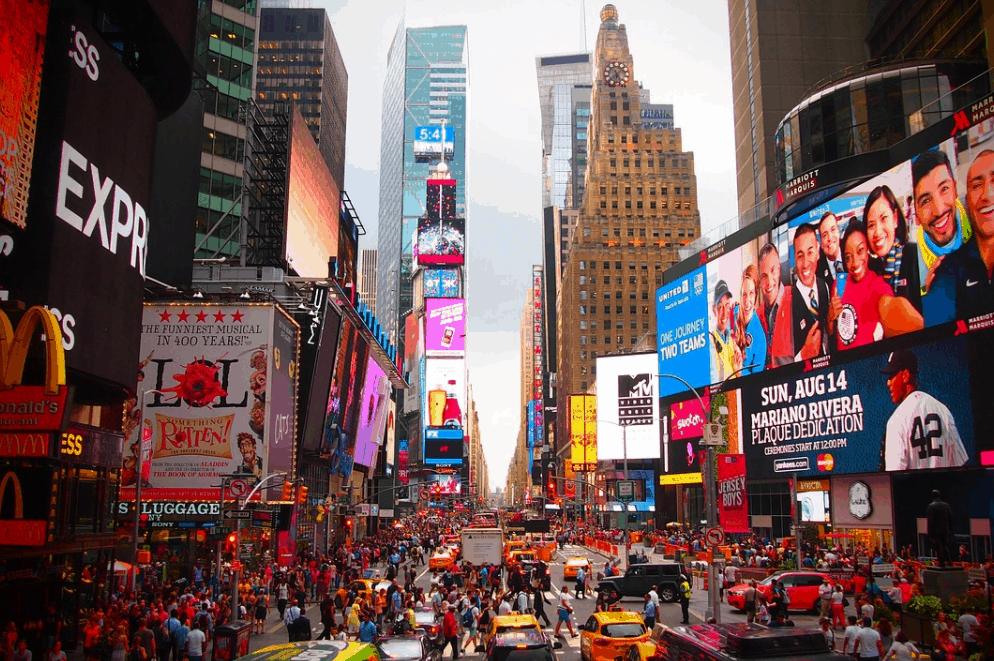 Times Square - New York City - Most famous squares in the wrld