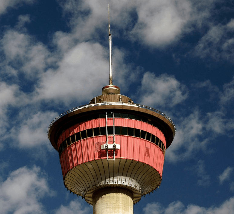 Top of the calgary tower