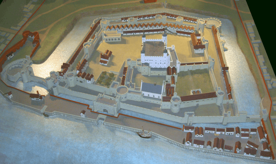 Tower of London aerial 13th century