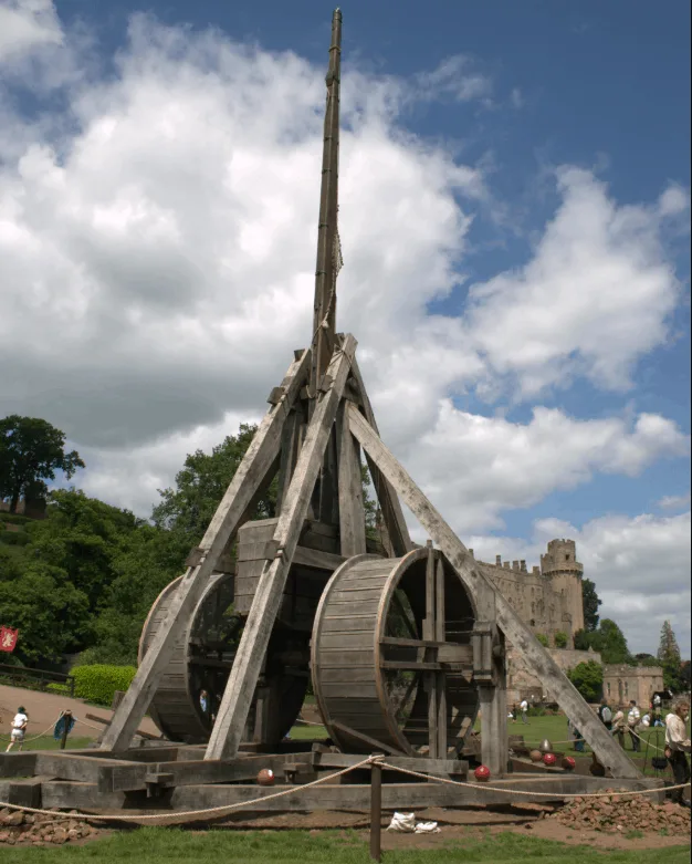 Catapult at Warwick Castle
