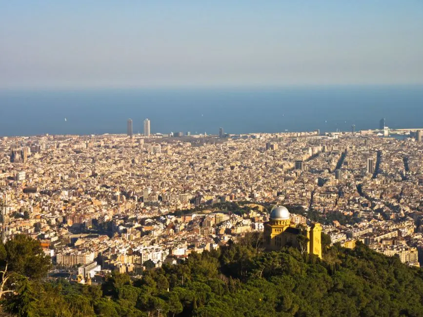 view from Collserola Tower