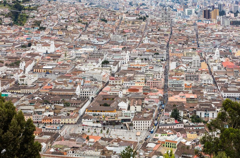 view of quito from el panecillo