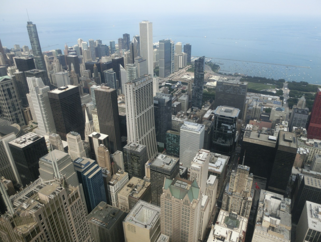 View from the Willis Tower Skydeck