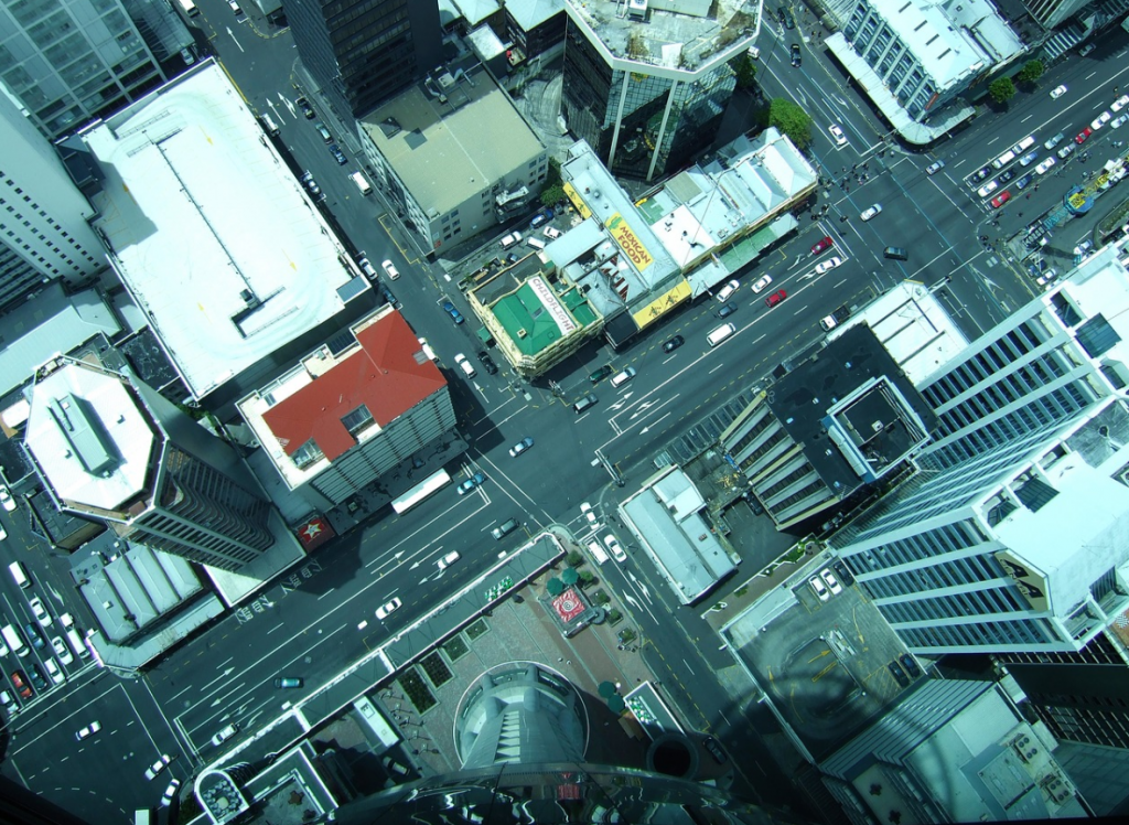View from top of the sky tower