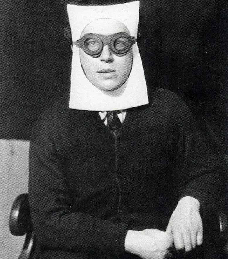 André Breton photographed by Man Ray