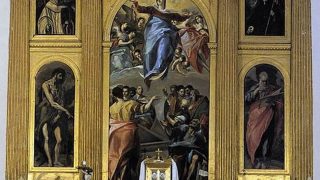 Assumption of the virgin by el greco in toledo